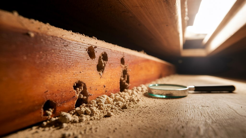 termite infestation early signs